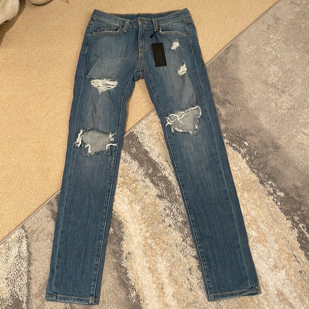 NWT Carmar Denim Los Angeles slim mid rise stretch jeans